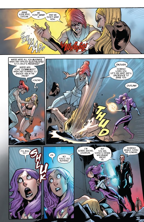 Domino 5 pg. 14 - published by A: Michael Shelfer Layouts: David Baldeon